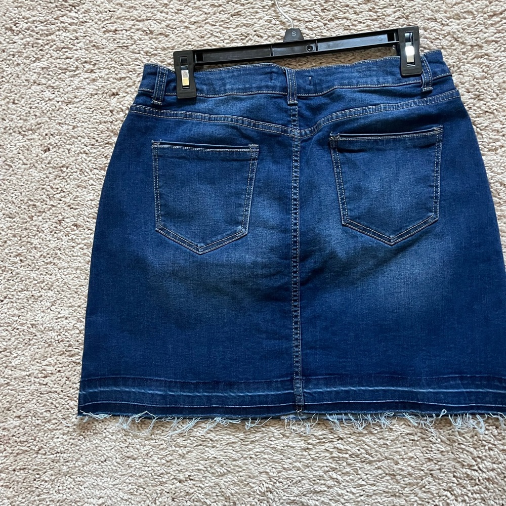 Copper Key Juniors Denim Blue Skirt